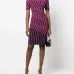 Zig-zag intarsia-knit dress