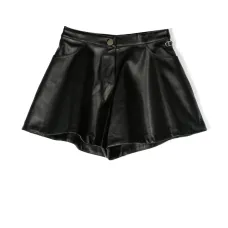 Шорты широкого кроя из искусственной кожи