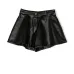 Шорты широкого кроя из искусственной кожи