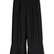 Плиссированные брюки широкого кроя