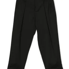 Прямые брюки с нашивкой-логотипом