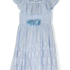 Кружевное платье с аппликацией Кружевное платье с аппликацией