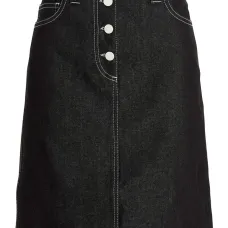 Джинсовая юбка миди