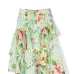 Юбка мини с цветочным принтом