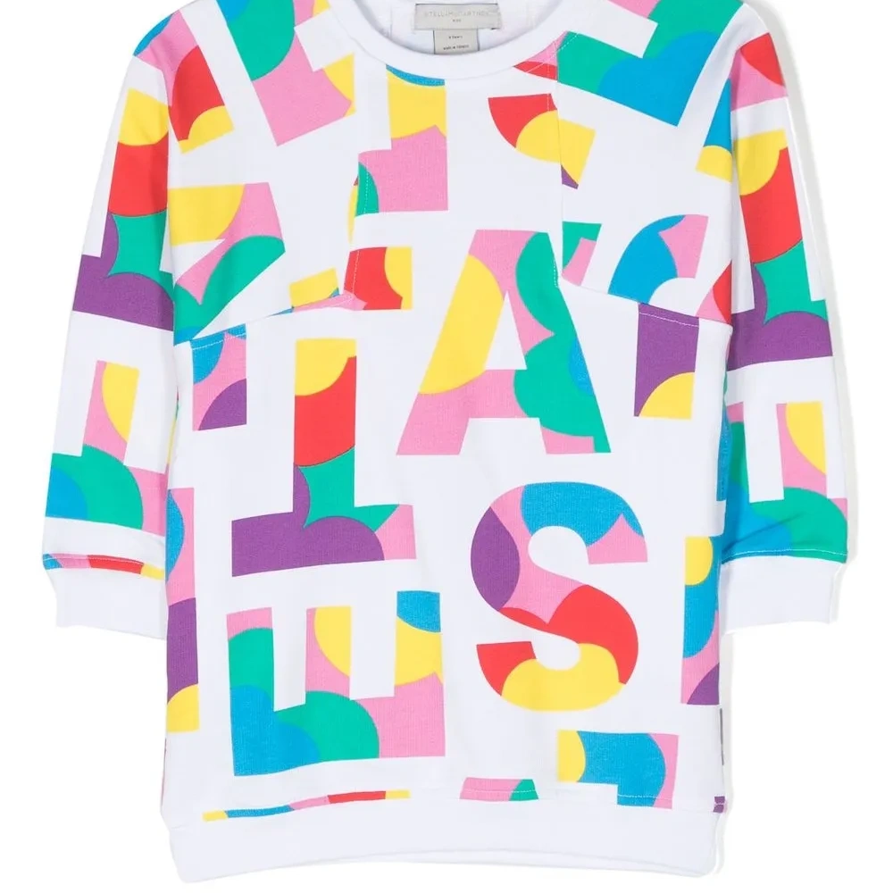 Платье-джемпер с логотипом