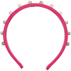 Кожаный ободок с кристаллами Кожаный ободок с кристаллами