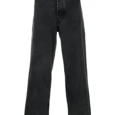 Прямые джинсы средней посадки