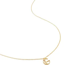 Колье с подвеской Alphabet G