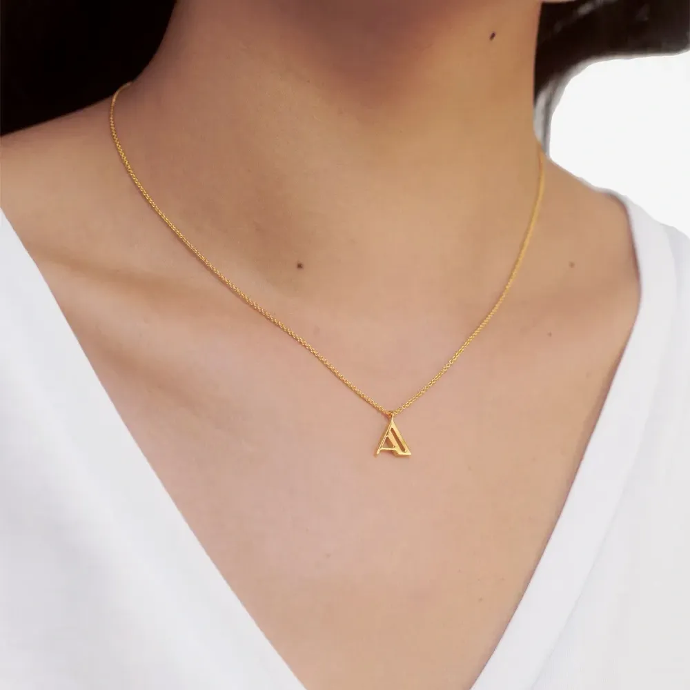 Колье с подвеской Alphabet A Колье с подвеской Alphabet A