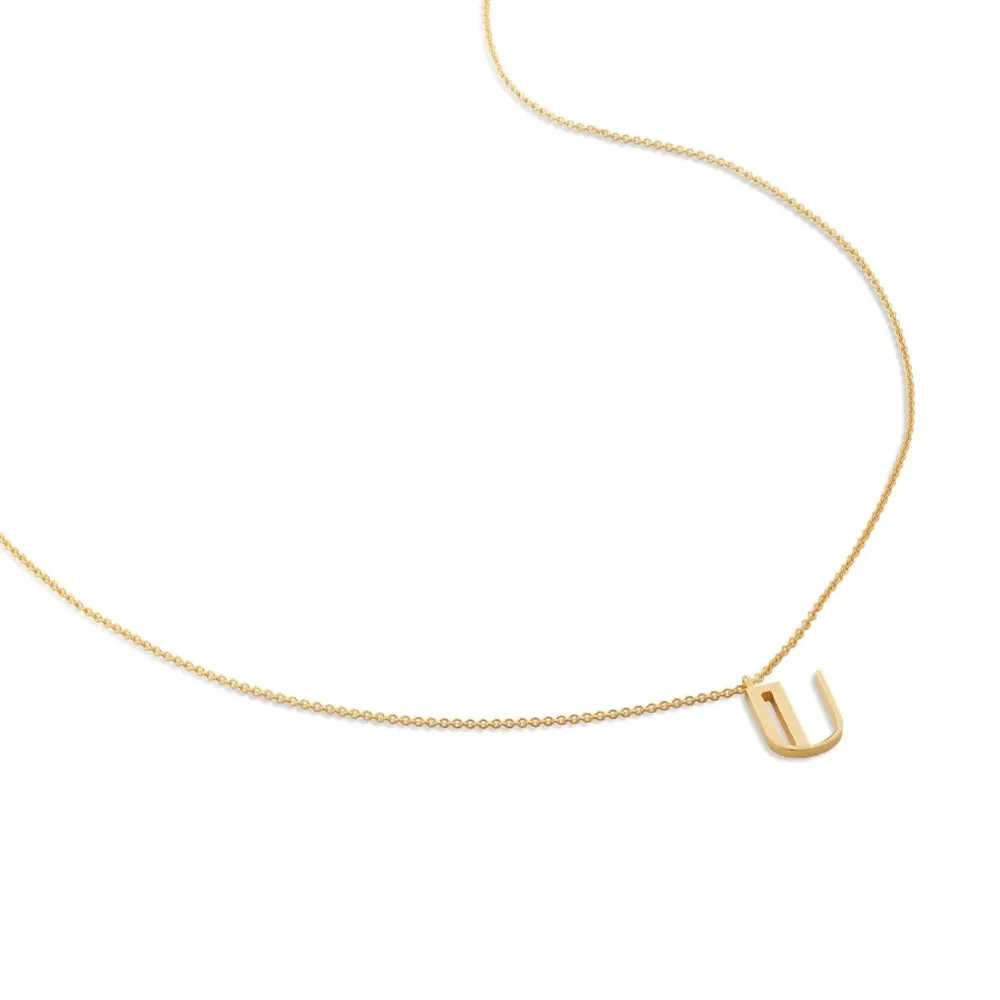 Колье с подвеской Alphabet U Колье с подвеской Alphabet U