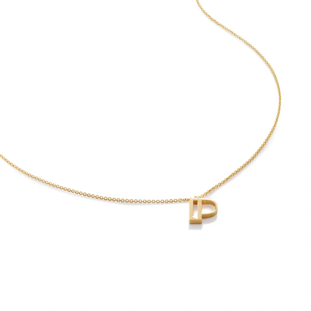 Колье с подвеской Alphabet P