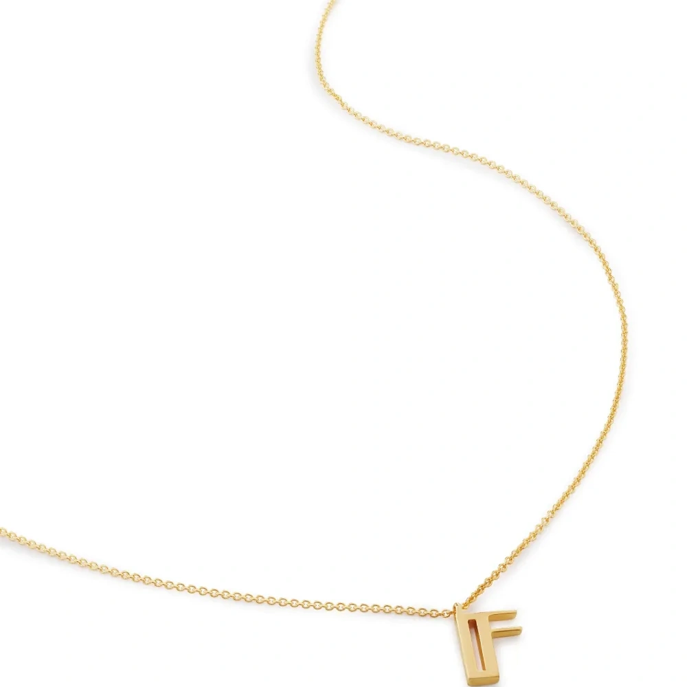 Колье с подвеской Alphabet F