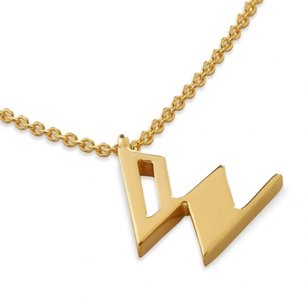 Колье с подвеской Alphabet W
