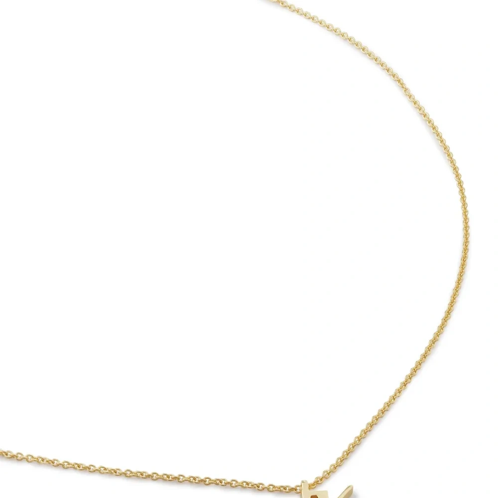 Колье с подвеской Alphabet K