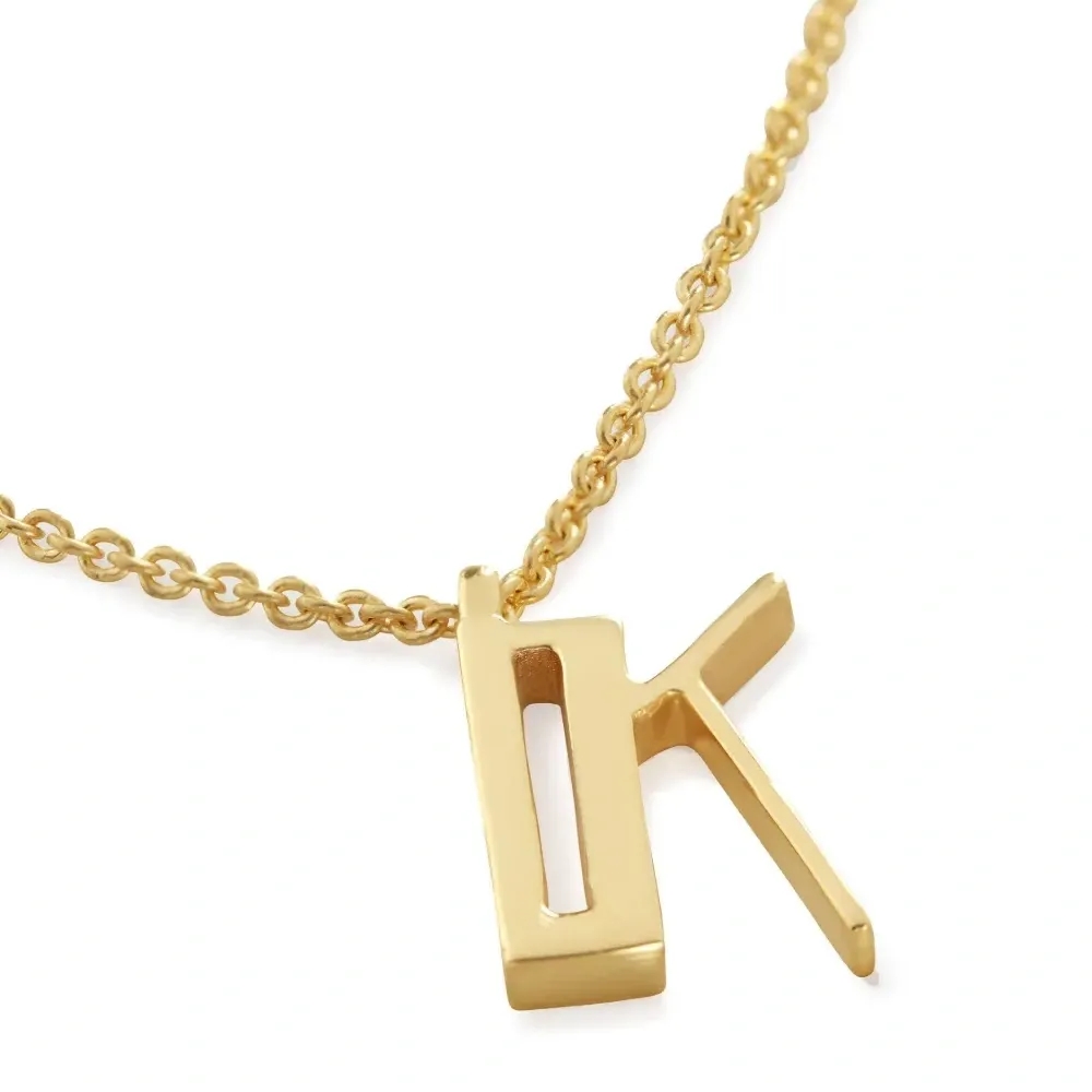 Колье с подвеской Alphabet K
