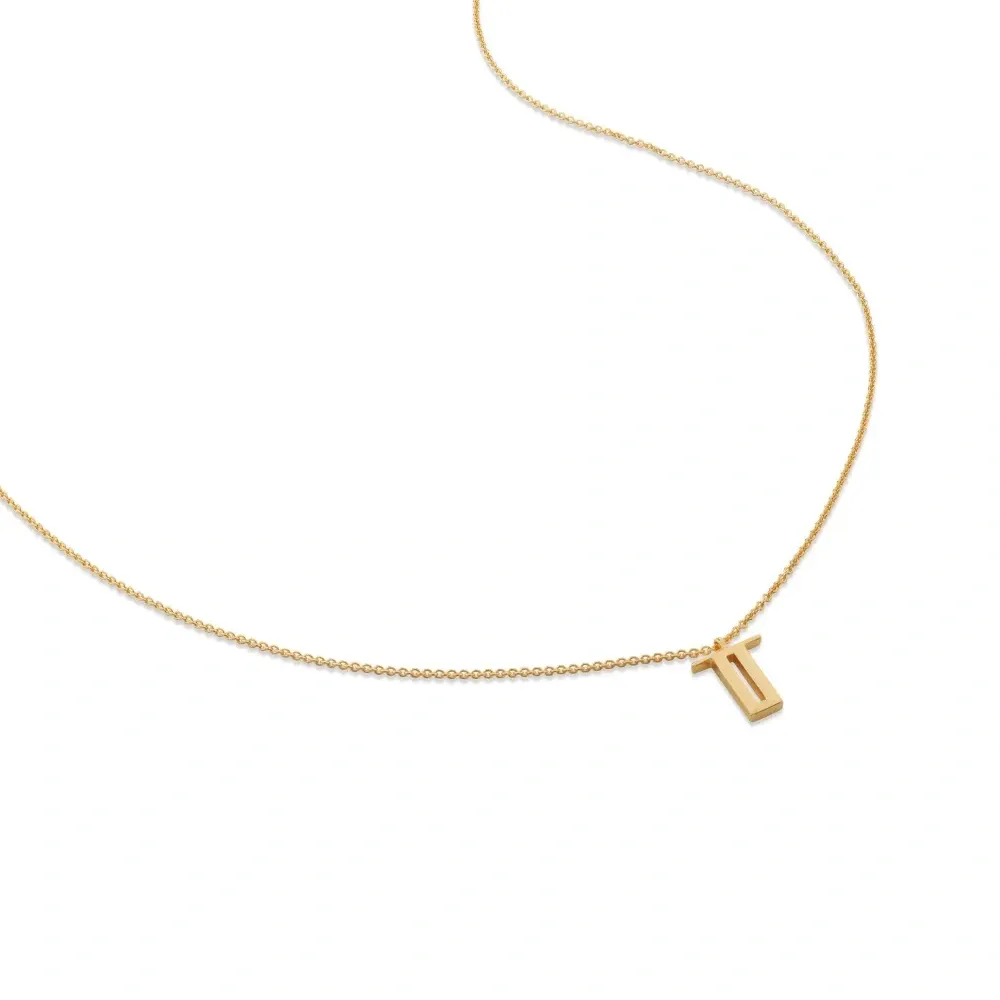 Колье с подвеской Alphabet T Колье с подвеской Alphabet T