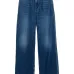 High-rise straight jeans