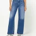 High-rise straight jeans
