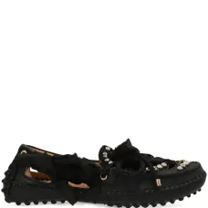 Лоферы со стразами