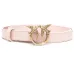 Love Berry logo-plaque leather belt Love Berry logo-plaque leather belt