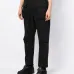 Flap-pocket straight-leg trousers