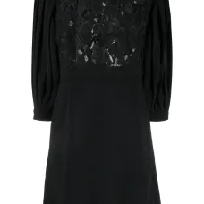 Платье мини с цветочным принтом Платье мини с цветочным принтом