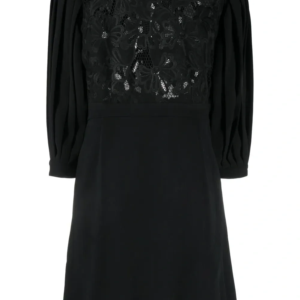 Платье мини с цветочным принтом