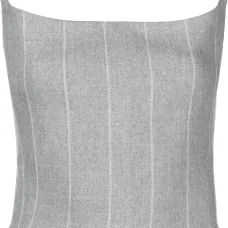 Топ-бюстье в тонкую полоску с открытыми плечами