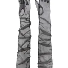 Длинные прозрачные перчатки