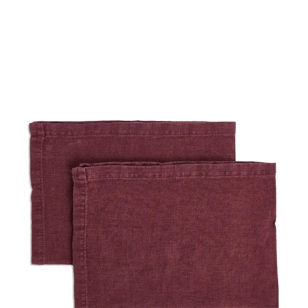 Набор из двух льняных салфеток