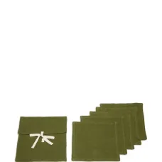 Комплект из пяти салфеток Комплект из пяти салфеток