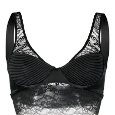 Кружевной топ-бралетт с декором Greca Кружевной топ-бралетт с декором Greca