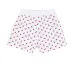 Cherry-print cotton shorts
