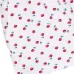 Cherry-print cotton shorts
