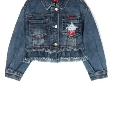 Джинсовая куртка Cherry с баской