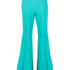 Расклешенные брюки с вырезами