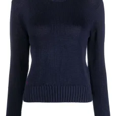 Джемпер с вышитым логотипом