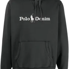 Худи с кулиской и логотипом