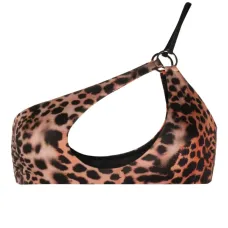 Топ бикини с леопардовым принтом