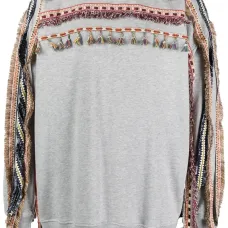 Толстовка с бахромой