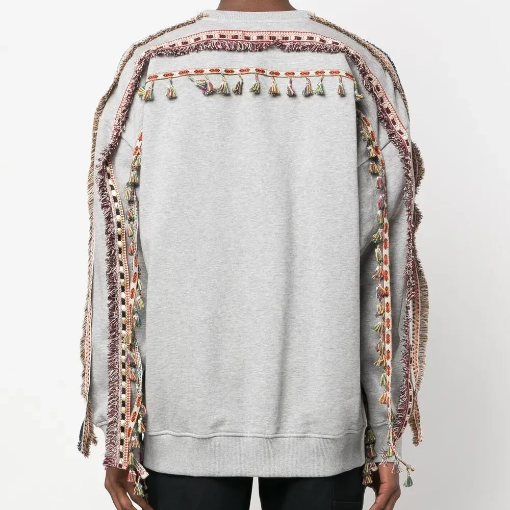 Толстовка с бахромой