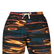Плавки-шорты с абстрактным принтом