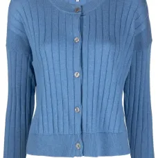 Кардиган в рубчик