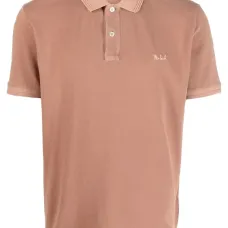 Рубашка поло с вышитым логотипом