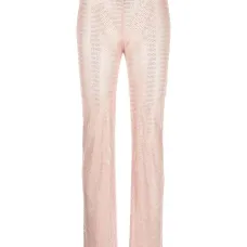 Прямые брюки со стразами