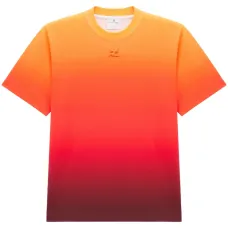 Футболка с эффектом градиента и вышитым логотипом Футболка с эффектом градиента и вышитым логотипом