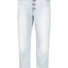 Укороченные джинсы средней посадки Укороченные джинсы средней посадки