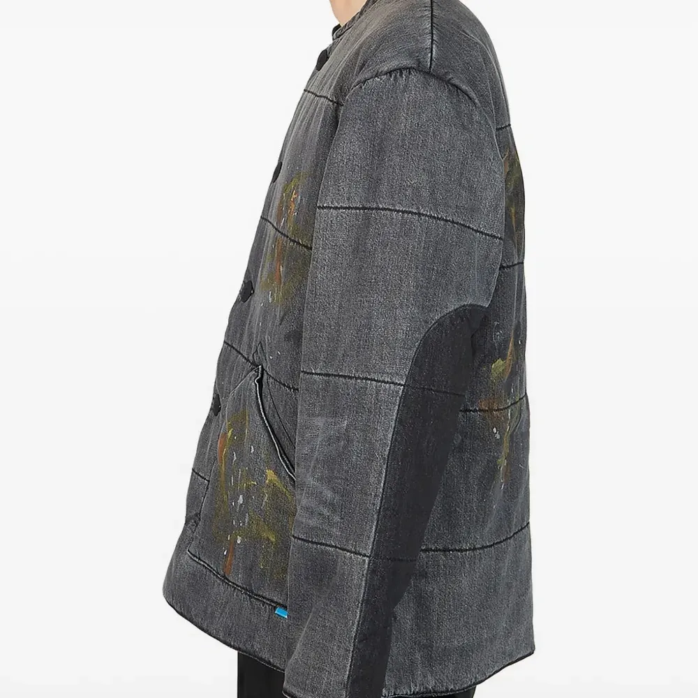 Куртка с эффектом разбрызганной краски Куртка с эффектом разбрызганной краски