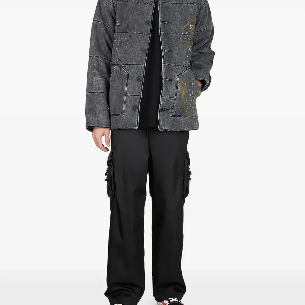 Куртка с эффектом разбрызганной краски Куртка с эффектом разбрызганной краски