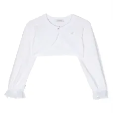 Укороченный кардиган с кристаллами